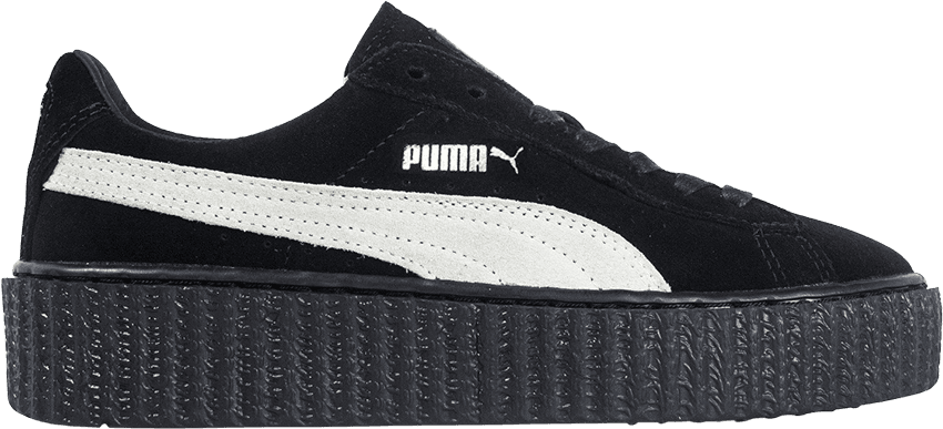 Fenty X Suede Creepers 'black' - Puma (850x387), Png Download