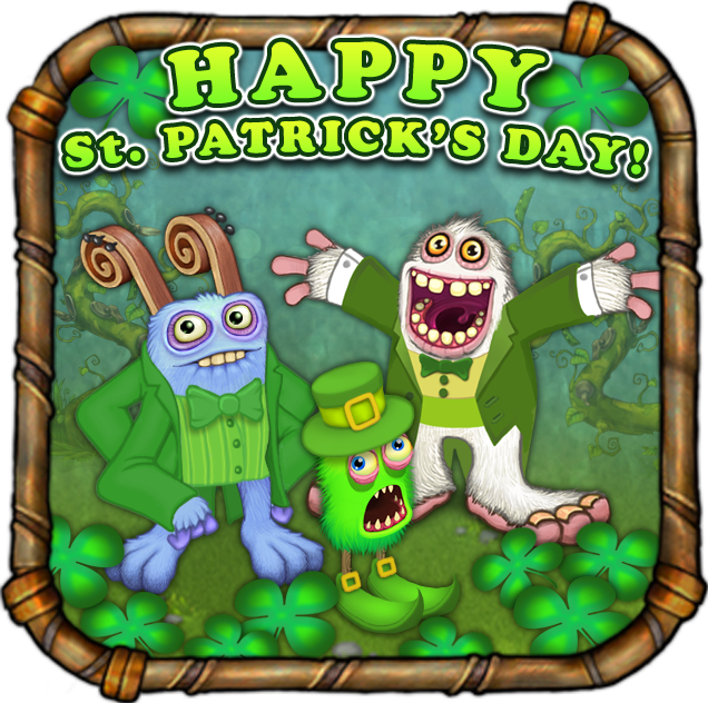 Patrick's Day From The Monster-handlers How Are You - Saint Patrick's Day (636x632), Png Download