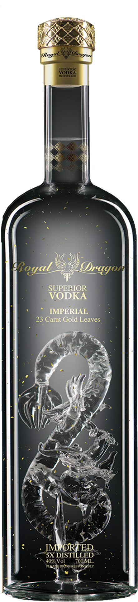 Royal Dragon Vodka 700ml - Royal Dragon Good Luck Special Edition – 700ml (1600x2000), Png Download