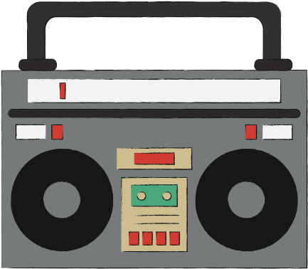 Old Radio Stereo Icon - Stereophonic Sound (550x550), Png Download