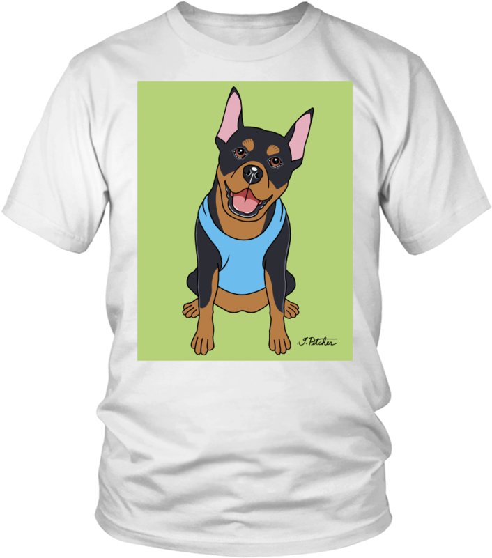 Doberman Dog T-shirt - Mueller Time T Shirt (800x800), Png Download