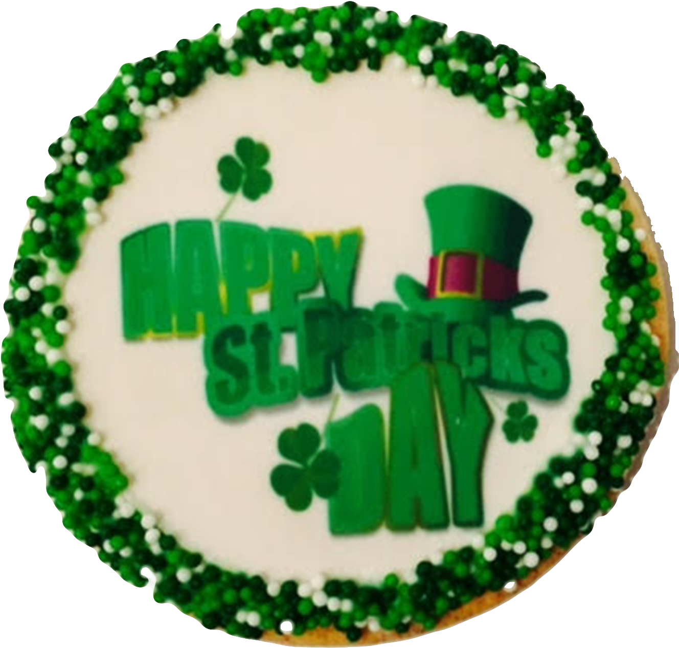 Patrick's Day" Sugar Cookies - Glücklichen St Patrick Tag Grußkarte (1330x1295), Png Download