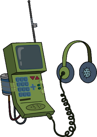 Jakes Old Phone - Adventure Time Phone (390x471), Png Download
