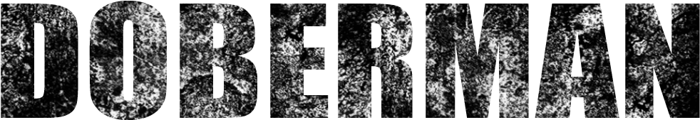 Doberman - Sweater Stone (1000x415), Png Download