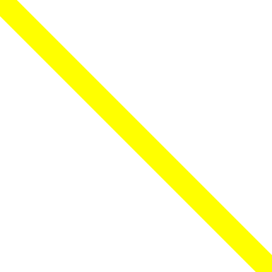 Pure Yellow Thick Diagonal Line - Yellow Diagonal Lines Png (385x385), Png Download