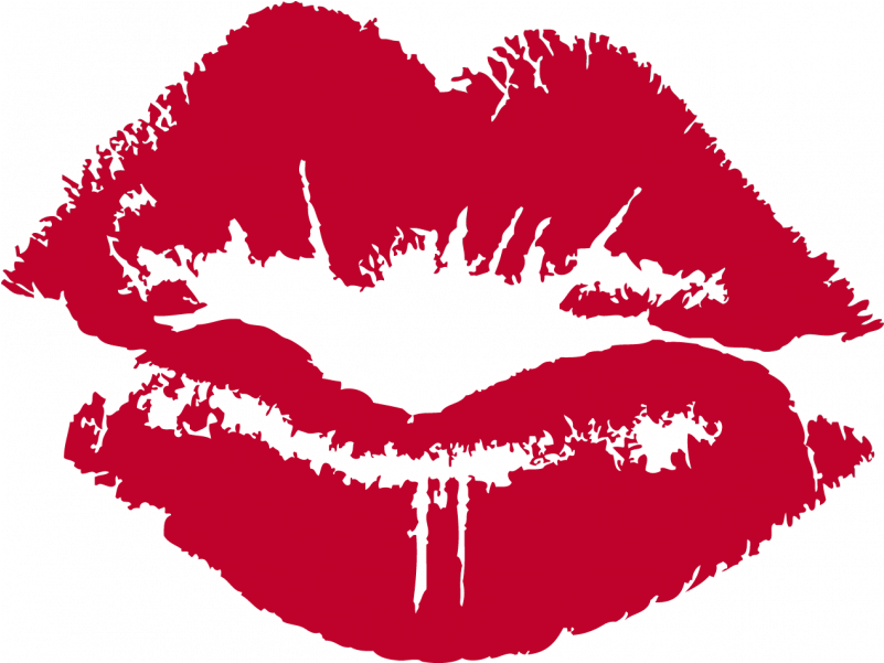 Cars Stickers, Glamor Stickers, Girls Stickers, Female - Red Lipstick Kiss (800x800), Png Download