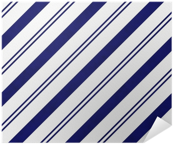 Navy Blue Diagonal Striped Textured Fabric Background - Placemat (400x400), Png Download