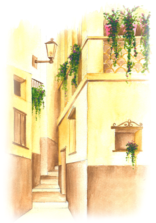El Callejón Del Beso - Leyenda Del Callejon Del Beso Para Colorear (530x757), Png Download