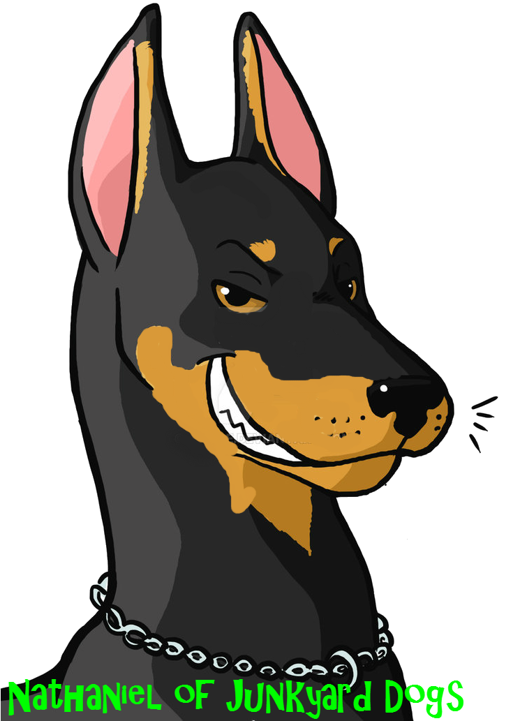 Doberman S Head By J E J E-d22wmql - Dobermann (754x1060), Png Download