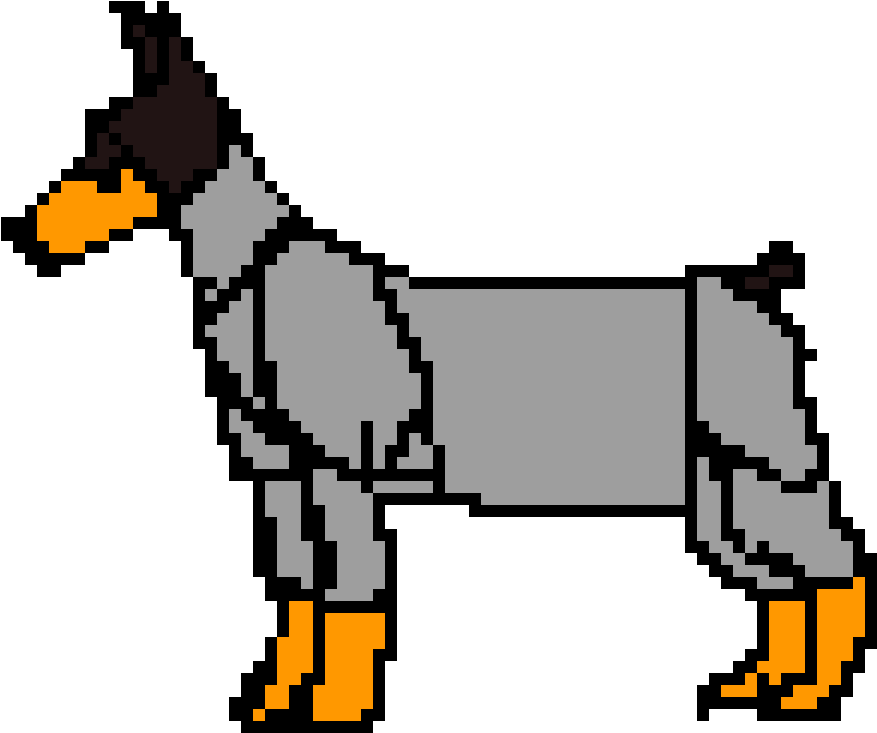 Armored Doberman - Scottish Terrier (1200x1200), Png Download