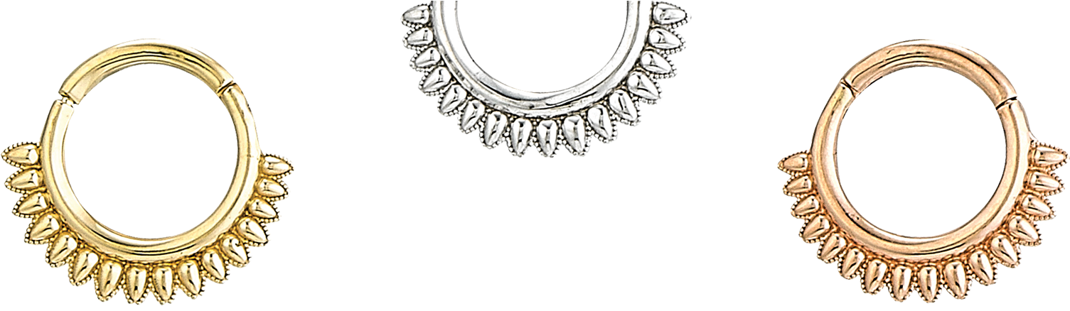 Piercing Png High-quality Image - Nose Ring Gold Png (1600x500), Png Download