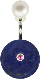 Stone Edge Earring - Locket (1500x1000), Png Download