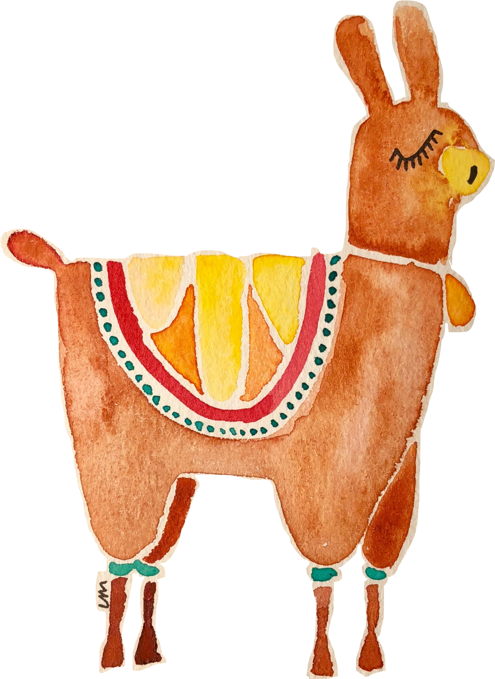 Llama2 - Llama (1708x2327), Png Download