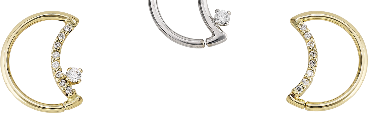 Gold Body Jewelry With Style - Body Jewelry (1600x500), Png Download