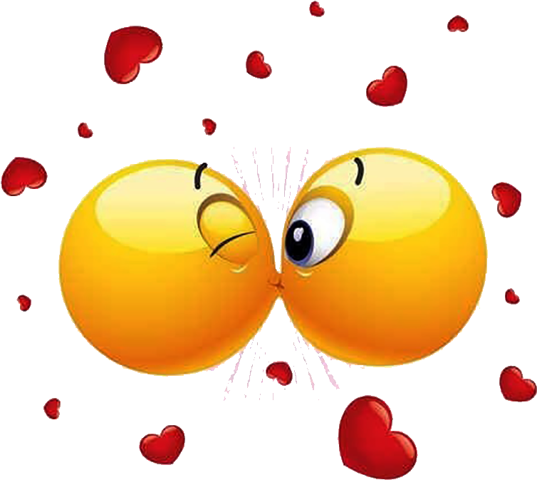 Beso En La Boca - Imagenes De Caritas De Amor (800x800), Png Download