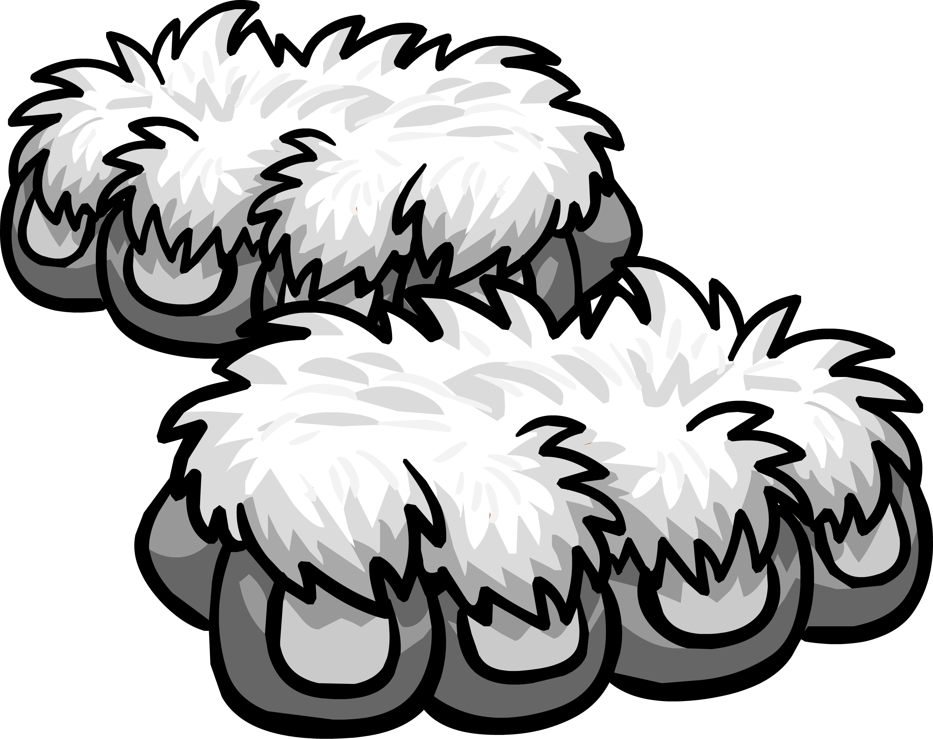 Snow Monkey Feet - Patas De Mono (2980x2359), Png Download