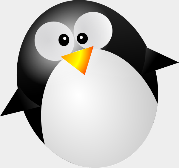 Penguin With No Feet Svg Clip Arts 600 X 561 Px (600x561), Png Download