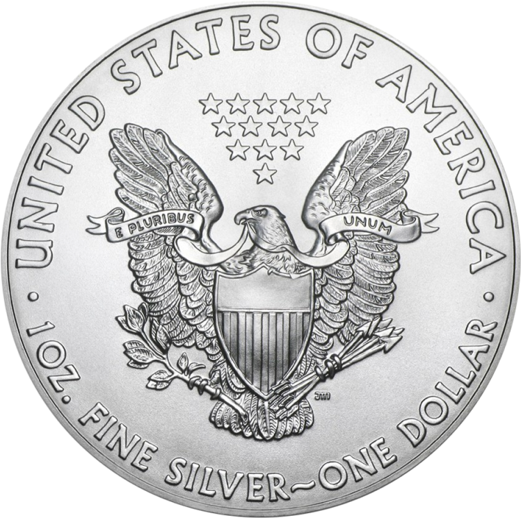 American Silver Eagle (570x570), Png Download