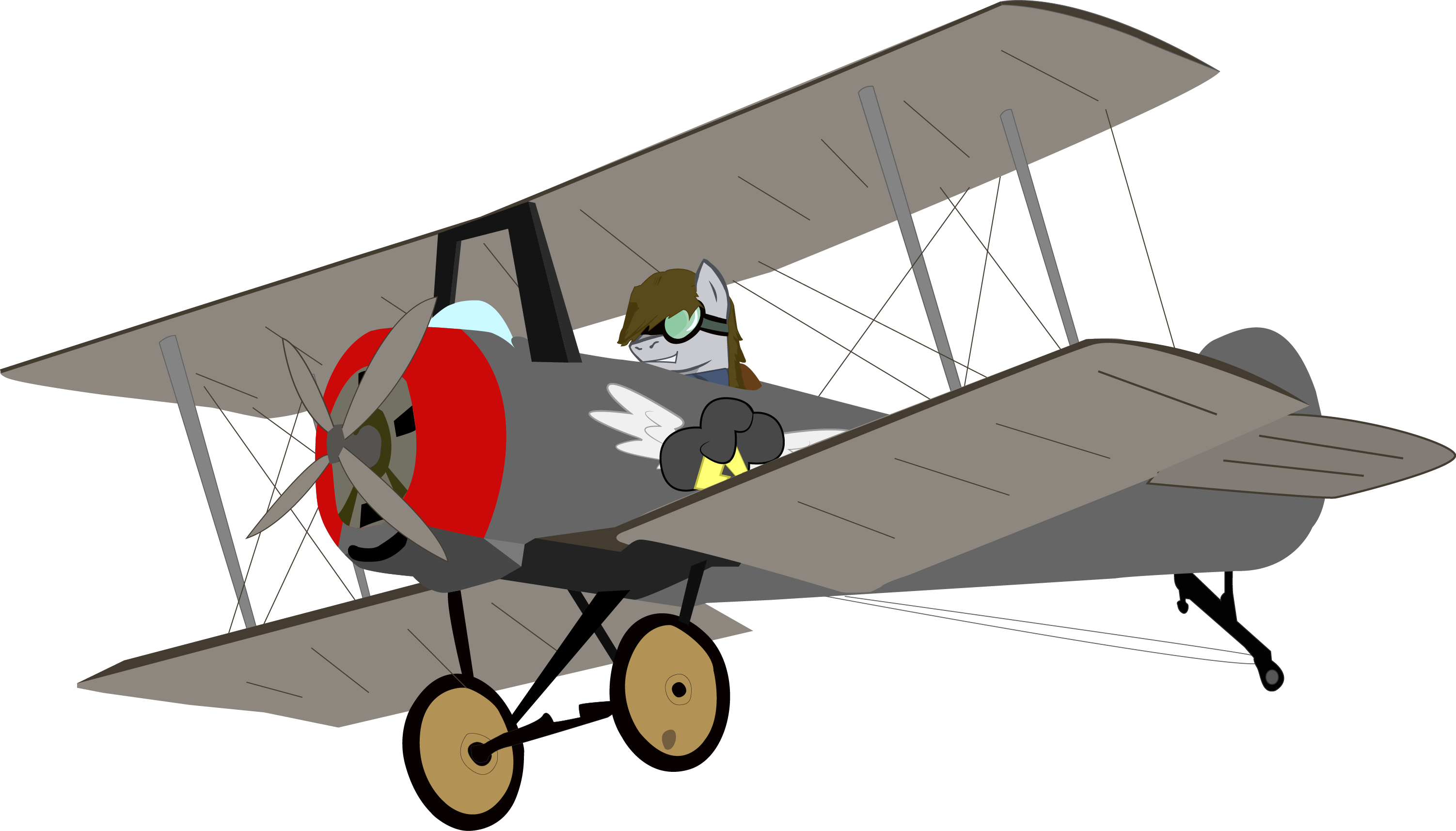 Flare Flash Biplane Vector New - Jugadas De Handball (3004x1714), Png Download