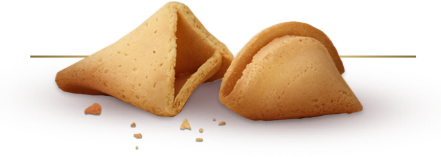 Fortune Cookie (640x229), Png Download