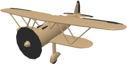 Italian Wwii Light Plane - Airco Dh.5 (420x420), Png Download