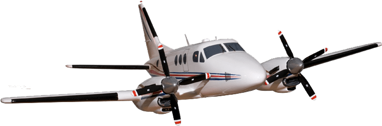 Modern Plane Transparent Png - Beechcraft King Air (800x800), Png Download