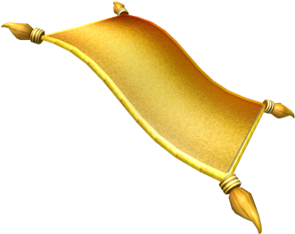 Golden Magic Carpet (420x420), Png Download