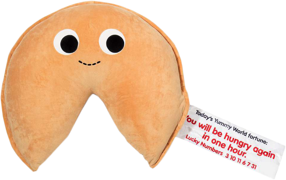 Fate Fortune Cookie 24” Xl Plush - Kidrobot Fate The Extra Large Plush Fortune Cookie (956x601), Png Download