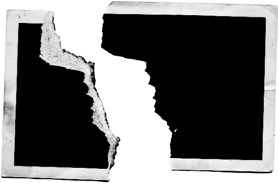 Ripped Polaroid (566x374), Png Download