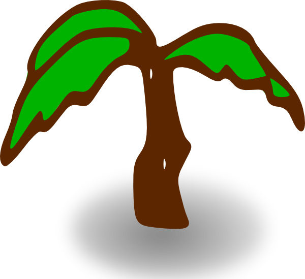 Free Vector Rpg Map Symbols Palm Tree Clip Art - Palm Tree Clip Art (600x549), Png Download
