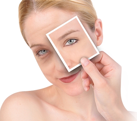 “an Investigation Into The Efficacy Of A Wrinkle Treatment - On-in Outside And Inside Beauty System (437x386), Png Download