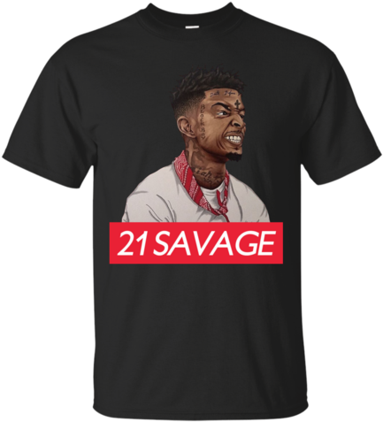 21 Savage Issa T-shirt - 21 Savage (480x480), Png Download