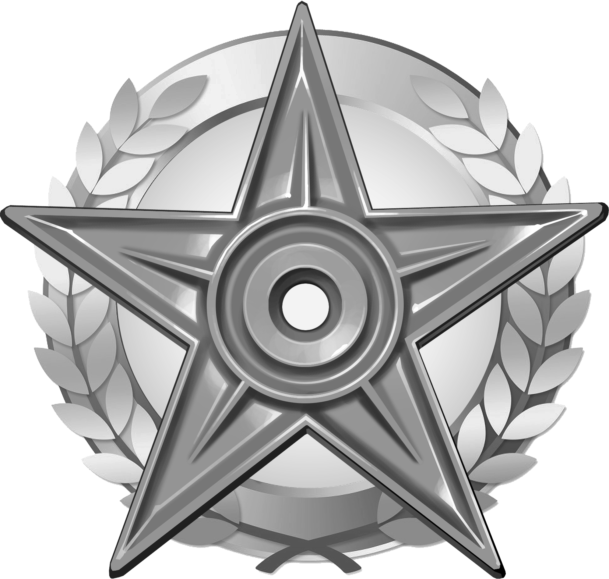 Wikiproject Barnstar Hires Silver - Evo-x Health Products Shr3d-x (60 Capsules): Xtreme (2000x1900), Png Download