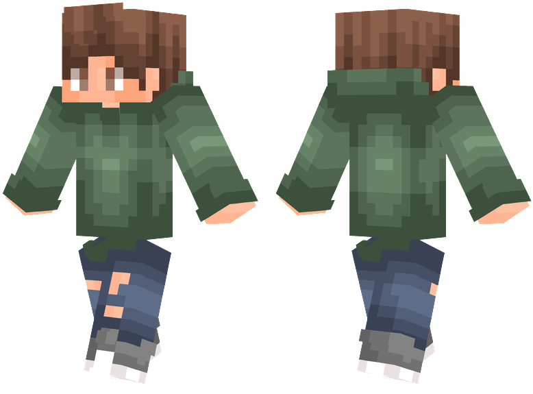 Ripped Jeans - Minecraft Satan Skin (804x576), Png Download