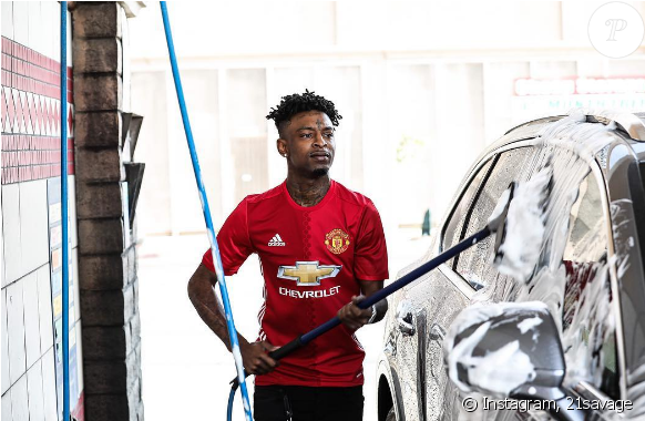 21 Savage - Amber Rose Avec 21 Savage (950x379), Png Download