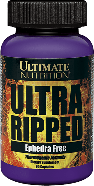 Ultra Ripped - Ultimate Nutrition Ultra Ripped (304x600), Png Download