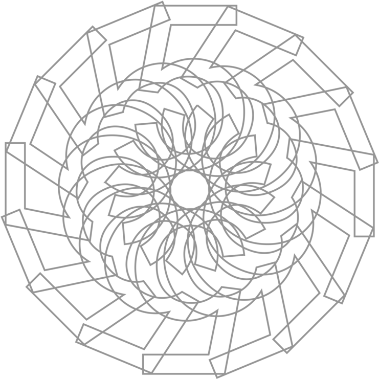 Republic Drawing 26 January - 5 Mandalas (750x750), Png Download