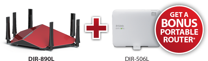 Tuesday, January 20, 2015 - D-link Dir-890l Ac3200 Triband Gigabit Wireless Router (729x242), Png Download