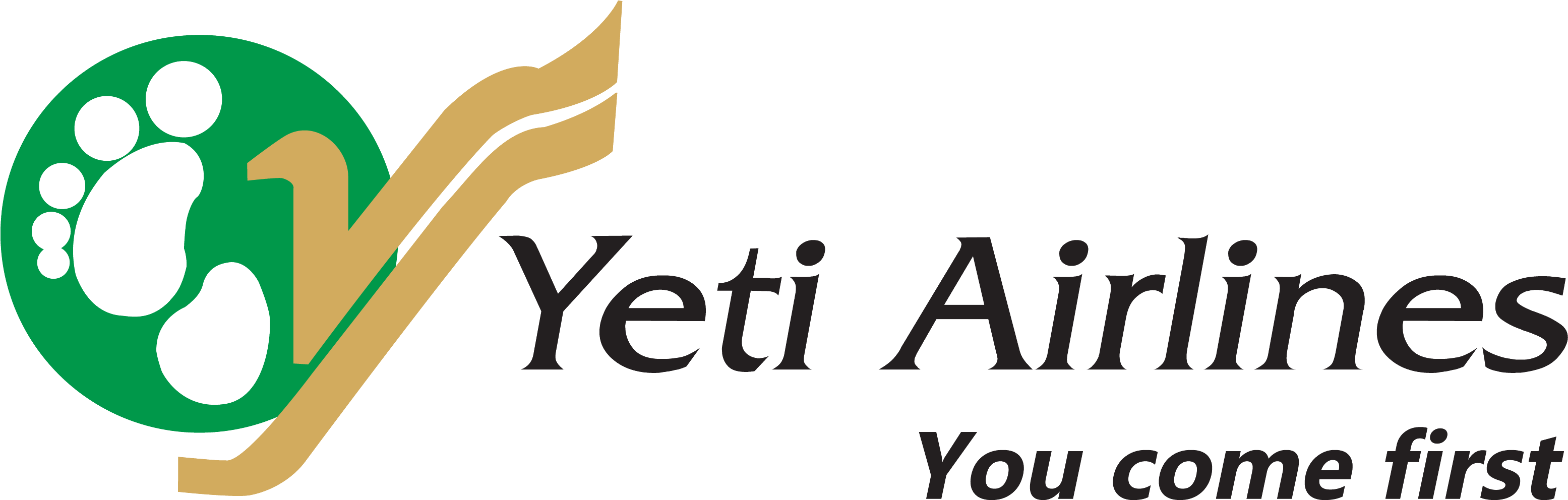 Yeti Airlines Logo - Illustration (3627x1156), Png Download