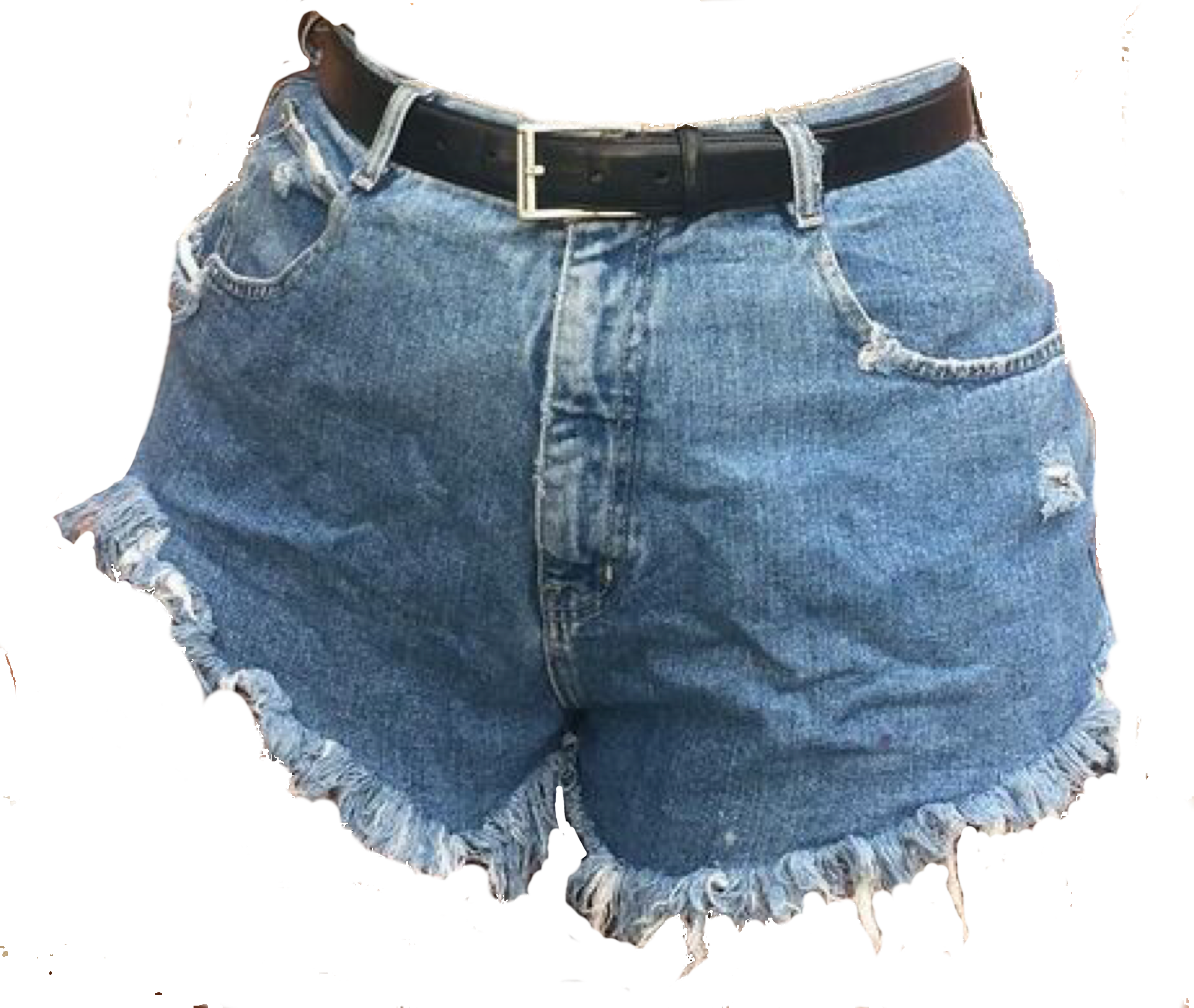 Download Ripped Shorts Blue Polyvore Moodboard Filler Ripped Clothing Full Size Png Image Pngkit