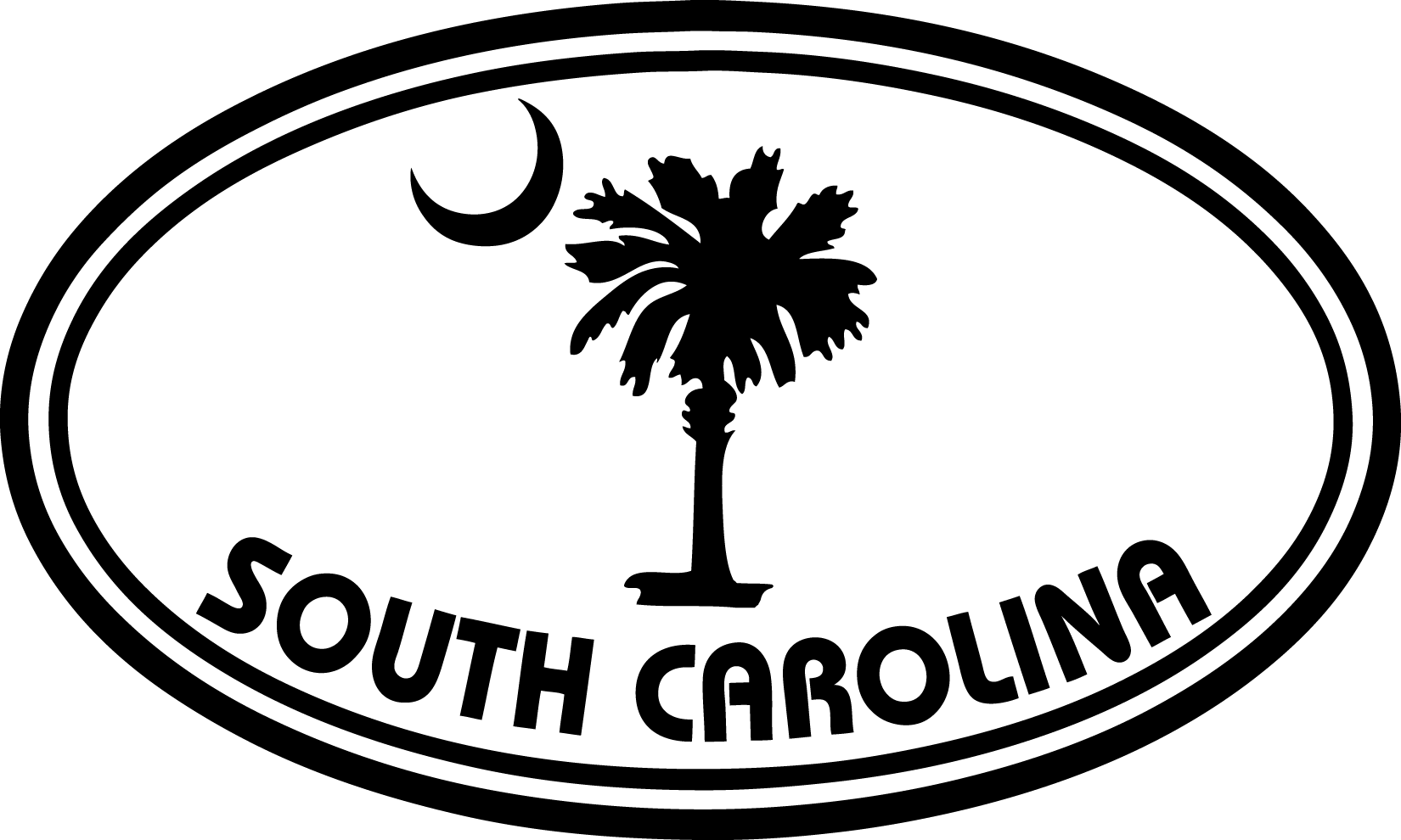 Palmetto Tree Drawing At Getdrawings - South Carolina Clip Art Free (1650x990), Png Download