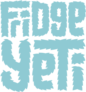 Fridge Yeti Vinyl Fridge Wraps And Decals Logo Alt - Refrigerator (350x350), Png Download