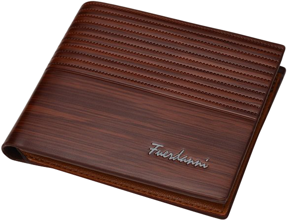 Wallet Brown Png Transparent Image - Men Wallet (637x508), Png Download