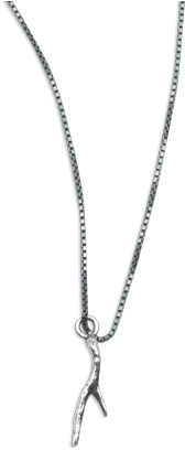 Coral Necklace Silver Thumbnail - Silver (500x500), Png Download