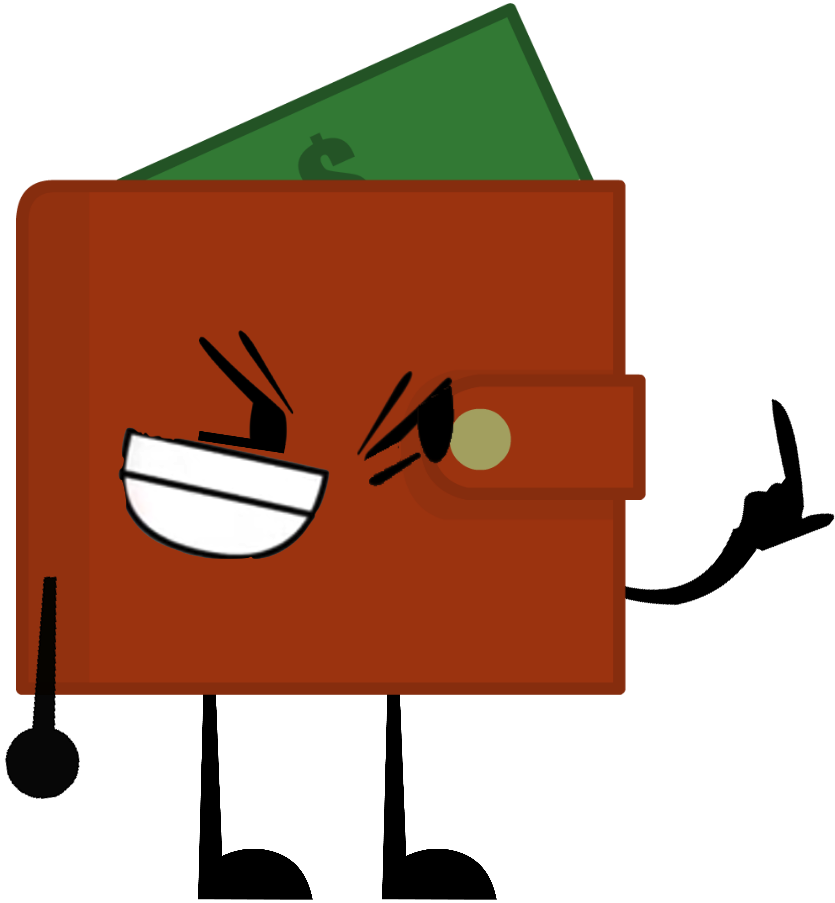 Object Terror Wallet - Bfdi Wallet (835x903), Png Download