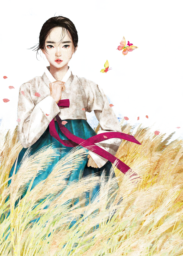 South Korea Artist Drawing Illustration - Korean Drawing (600x839), Png Download