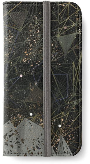 'golden Sky' Iphone Wallet By Marianna Tankelevich - Wallet (500x761), Png Download