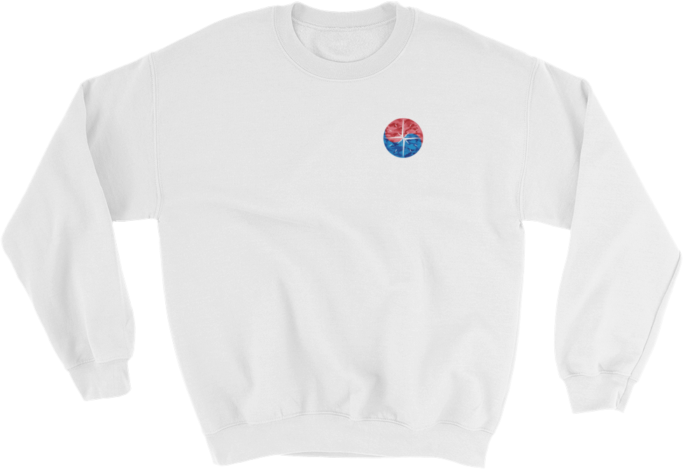 대한민국 Korean Flag Sweathshirt - Long-sleeved T-shirt (1000x1000), Png Download