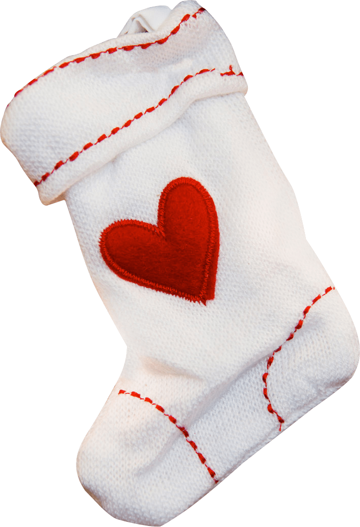 Christmas Sock - Red Stocking Postcards (package Of 8) (706x1033), Png Download