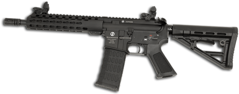 The Schmeisser Gmbh Company Proudly Bears The Name - G&g Cm16 Raider 2.0 (811x312), Png Download